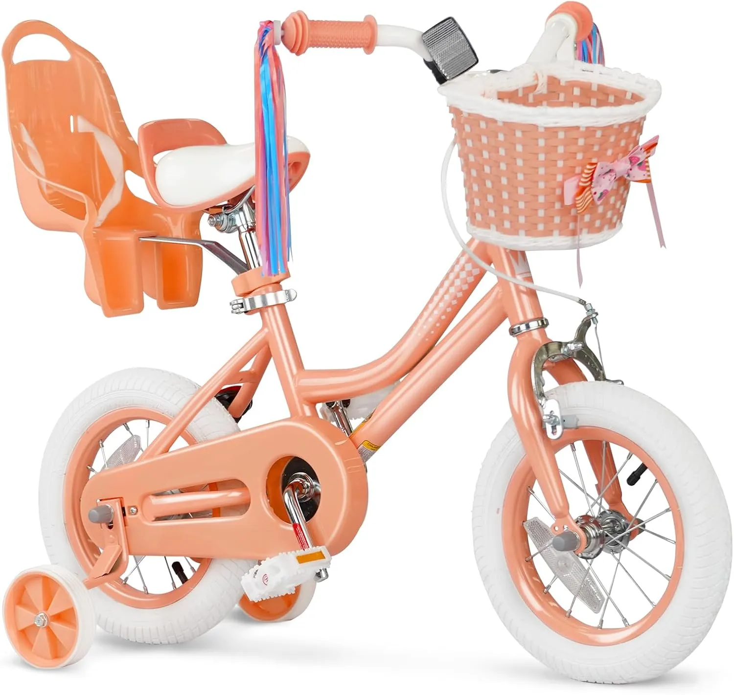 Glaf Toddler Girls Bike for 2-12 Years Old 12 14 16 20 Inch Girls Bike with Training Wheels and Baby Doll Seat Kids Bike Bicycle with Adjustable Seat Handlebar