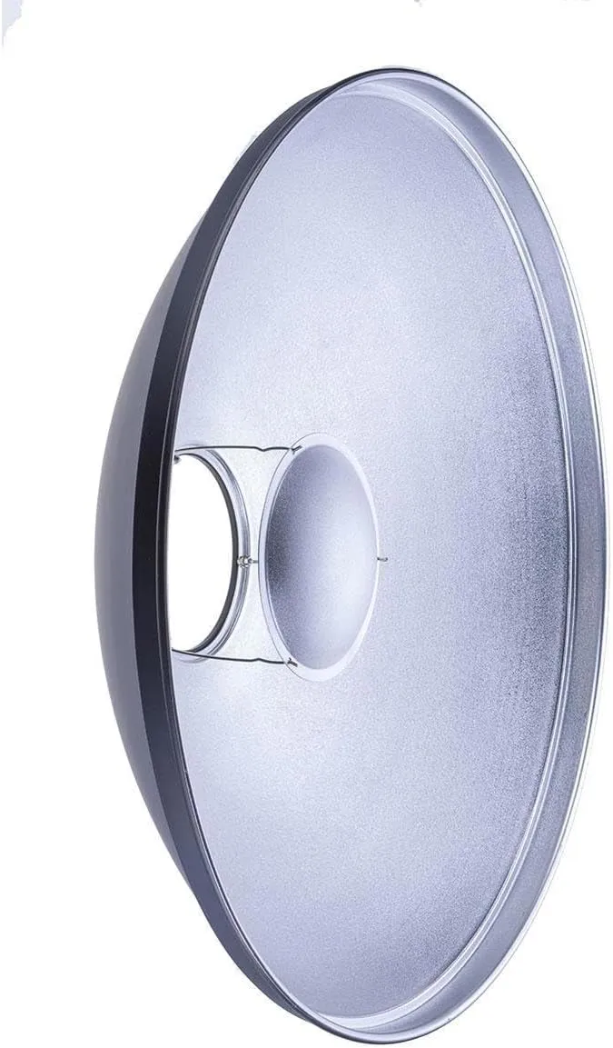 Glow 28" Silver Beauty Dish for Broncolor Pulso Mount