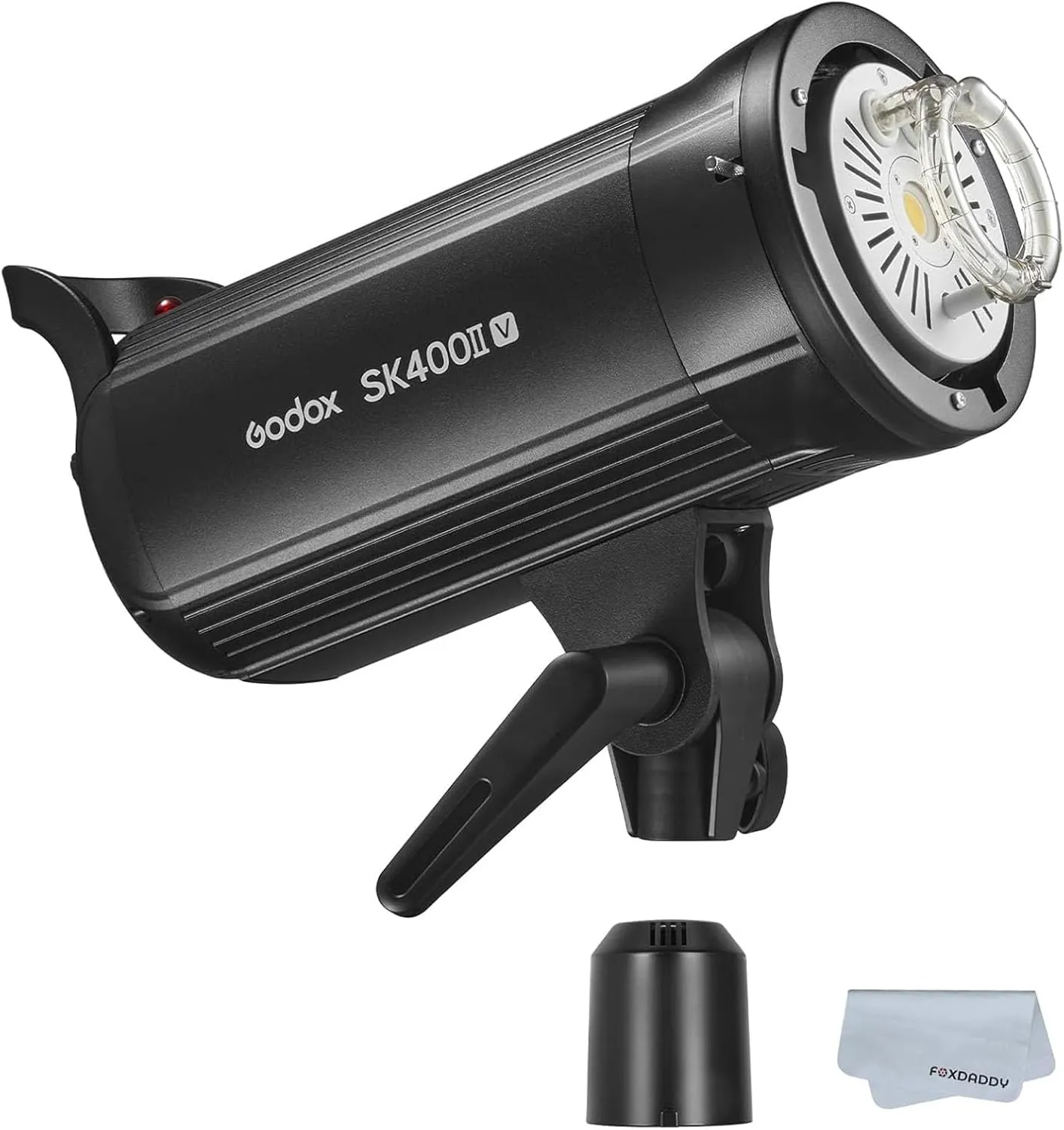 GODOX SK400II-V (New Upgrade) 400Ws Bowens Mount Photo Studio 2.4GHz GN65 Built-in LED Modeling Lamp 5600±200K Strobe Light Photography Lamp for Product/Wedding/Portrait