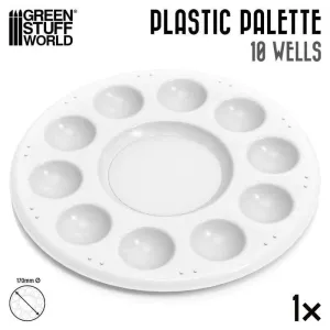 GREEN STUFF WORLD Plastic Round Mixing Palette