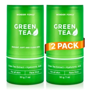 Green Tea Mask Stick - Pore Cleaner Green Stick - Prevents Blackheads - Moisturizing Clay Deep Cleanse - Facial Masks Women Skin Care - 2 Pack