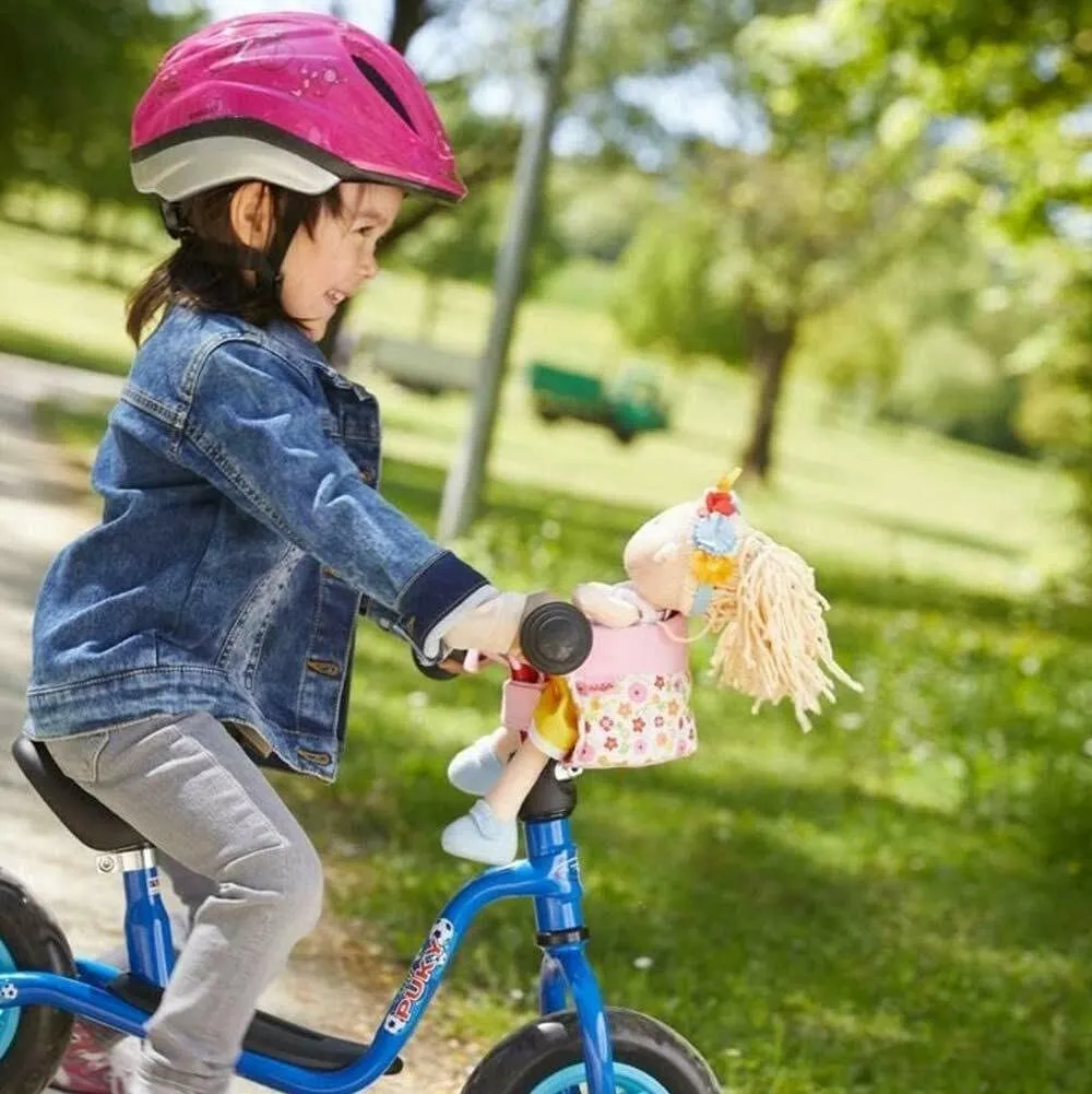 HABA Soft Doll Bike Seat – Baby Doll Accessories for Toddler and Seat Attachment for Scooters, Trikes & Bikes for Toddlers 18  Months, Fits Most Plush Toys Up to 15”