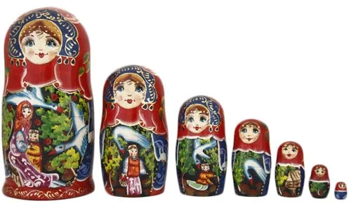 Hansel and Greta Story 7 Piece Nesting Set