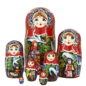 Hansel and Greta Story 7 Piece Nesting Set