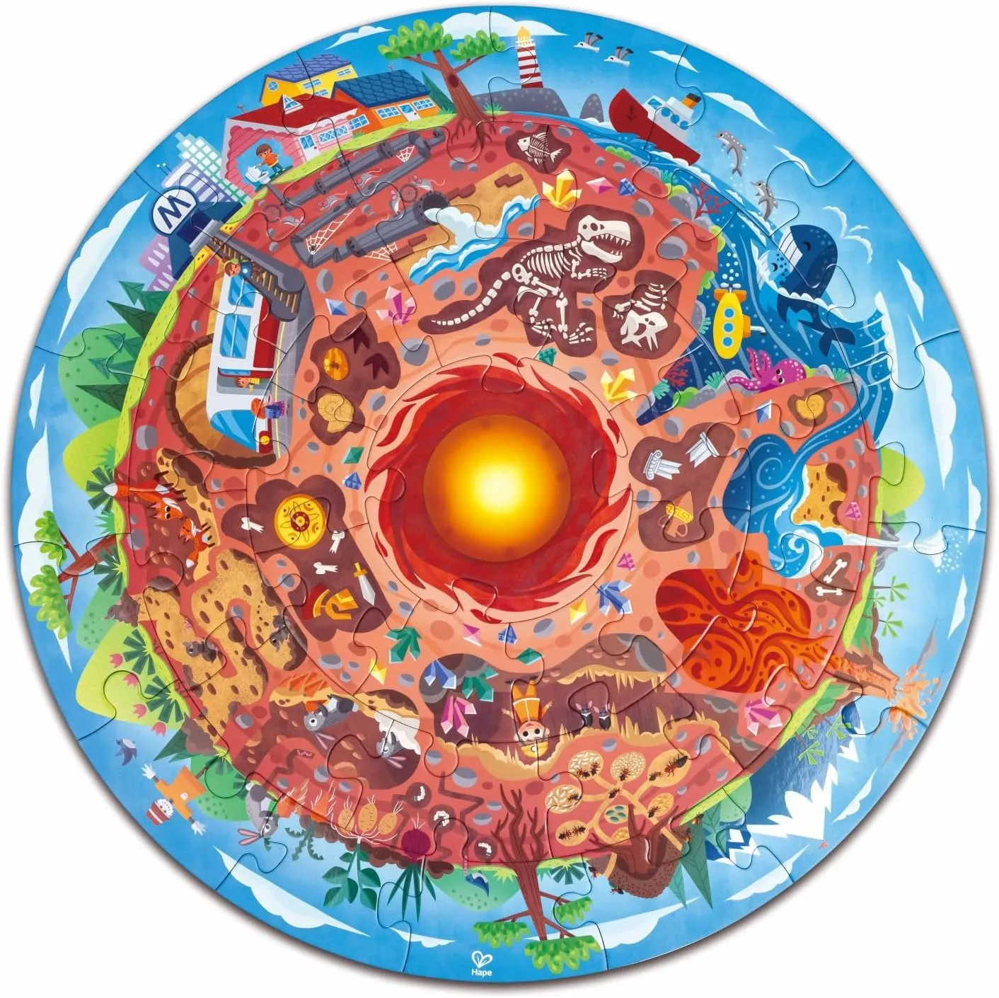 Hape Underground World Puzzle