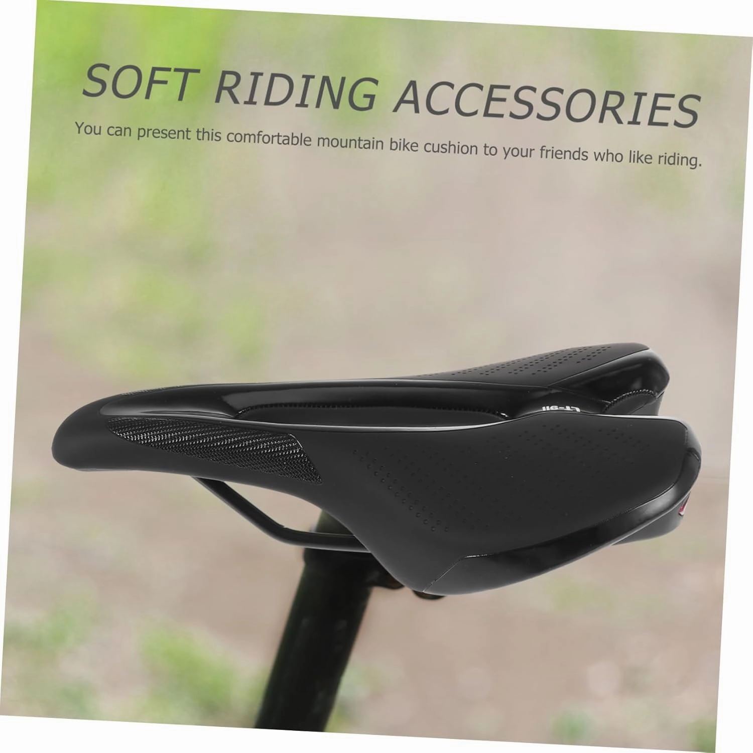 Happyyami 1pc Bicycle Seat Bike Creative Seat Cover Saddle Silicone Comfort Seat Cushion Cycle Seat Light Camping