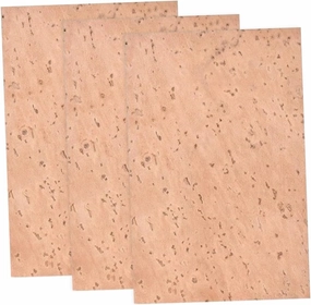 HEMOTON 3Pcs Sax Neck Cork Sheets Self Adhesive Natural Cork for Alto Soprano Saxophones Durable Saxophone Accessories Easy Installation with Surface