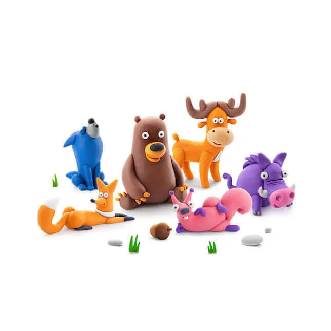 Hey Clay Forest Animals Air Dry Modeling Clay Kit