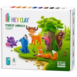 Hey Clay Modeling Clay Box - Forest Animals