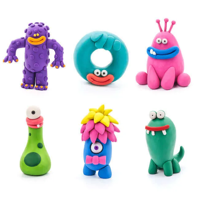 Hey Clay Monsters Air Dry Modeling Clay Kit