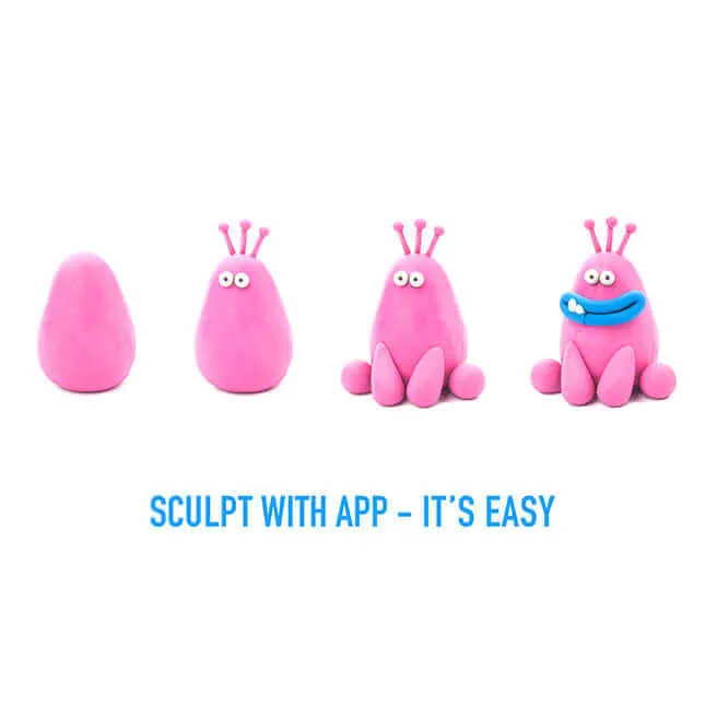 Hey Clay Monsters Air Dry Modeling Clay Kit