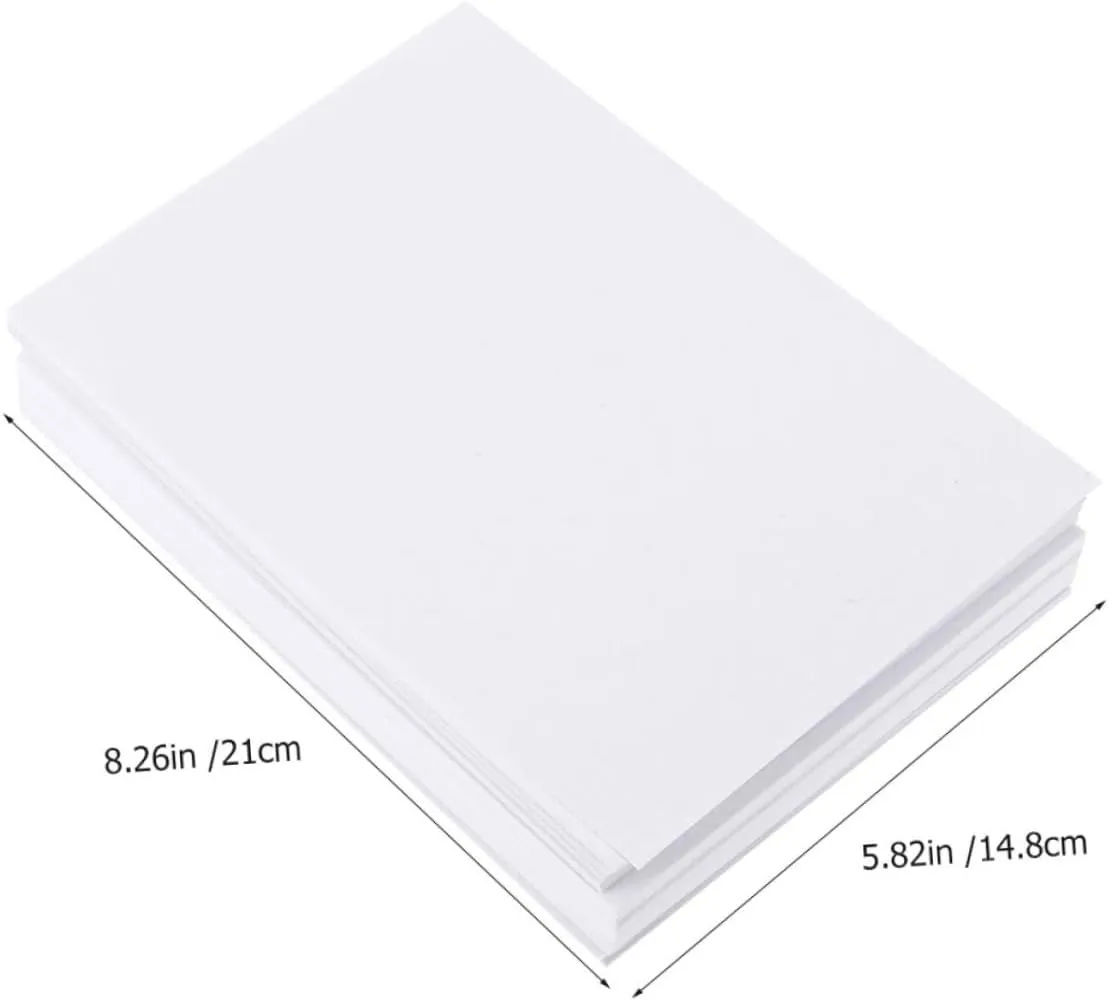 Holibanna 100pcs Watercolor Sketching Paper for Students Beginner Friendly Drawing Durable Smooth Surface for Painting for Art Classes and Creative Projects