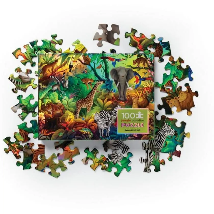 Holographic Puzzle 100pc - Jungle Paradise