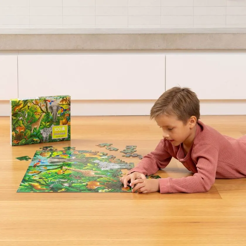 Holographic Puzzle 100pc - Jungle Paradise