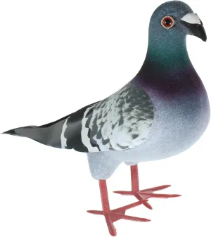 HOMSFOU Simulation Pigeon Artificial Foam Pigeon Model Lifelike Pigeon Fake Pigeon Artificial Birds Ornaments for Outdoor Pathway Lawn Garden Decorations