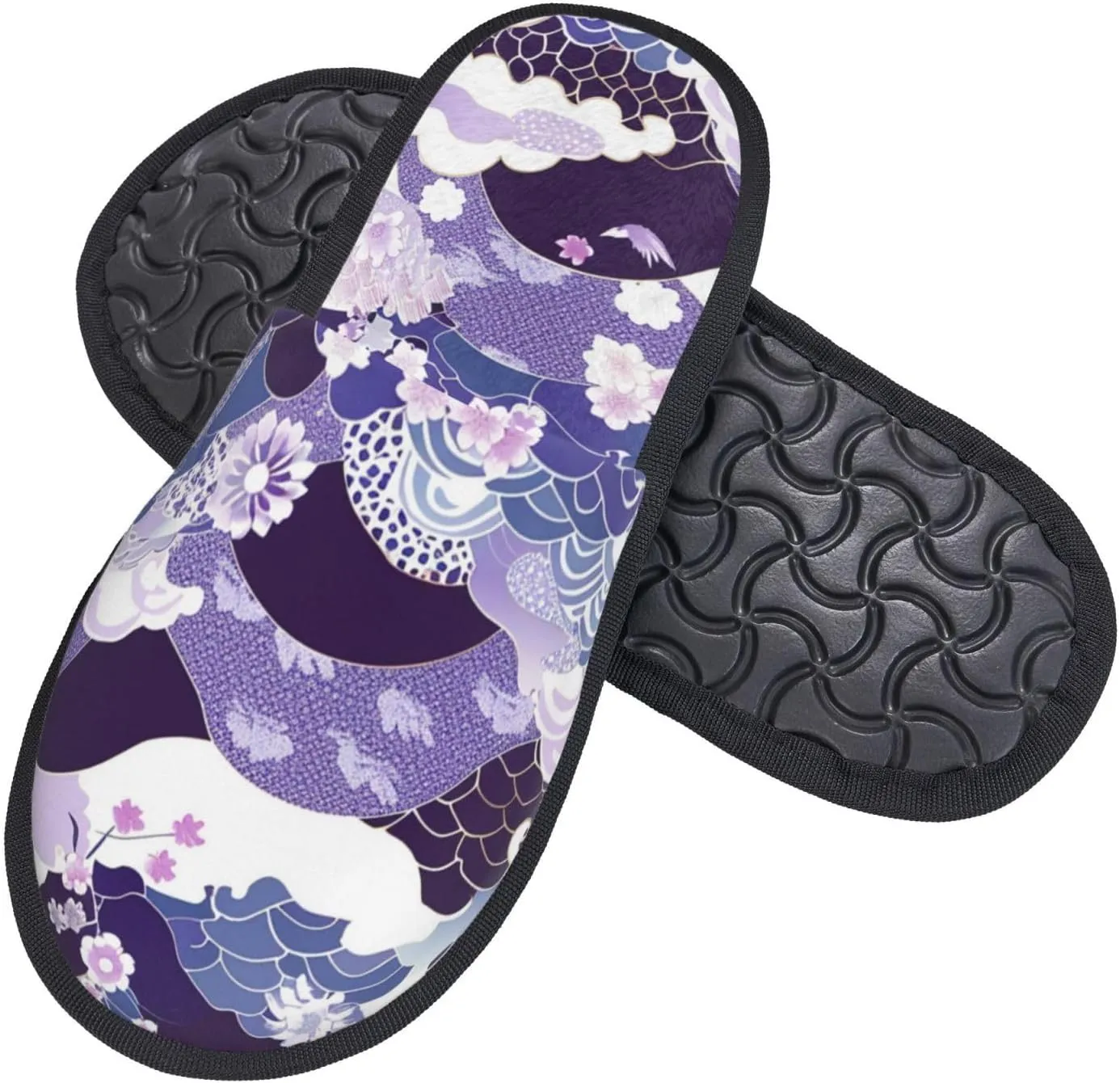 House Slippers For Women Men Fuzzy House Shoes Non-Slip Spa Slippers Winter Warm Ladies Slippers For Indoor Outdoor
