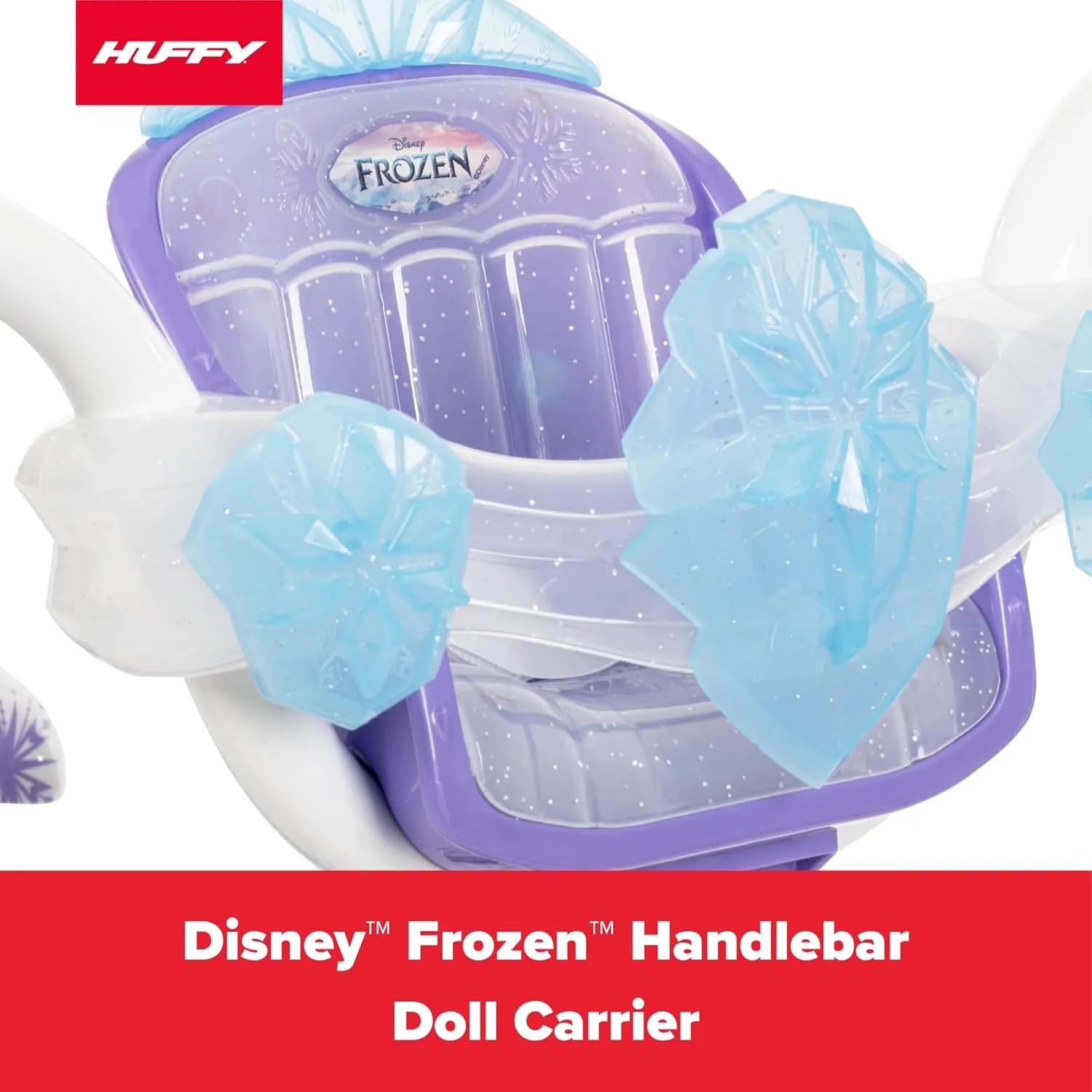 Huffy Disney Girls' Bikes, 12/16 Inch Sizes, Ages 3  Years Old, Disney Princess, Minnie Mouse, Frozen Bicycles, Characters, Removable Training Wheels, Streamers, Easy Assembly, Durable, Safe