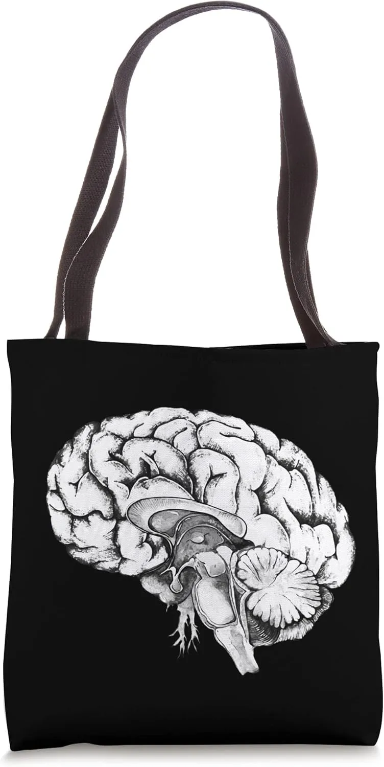 Human brain, mental, artistic anatomy, health Tote Bag