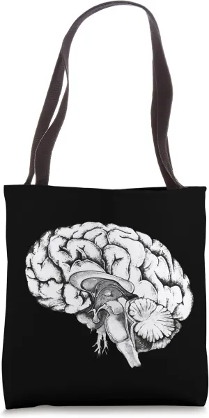 Human brain, mental, artistic anatomy, health Tote Bag