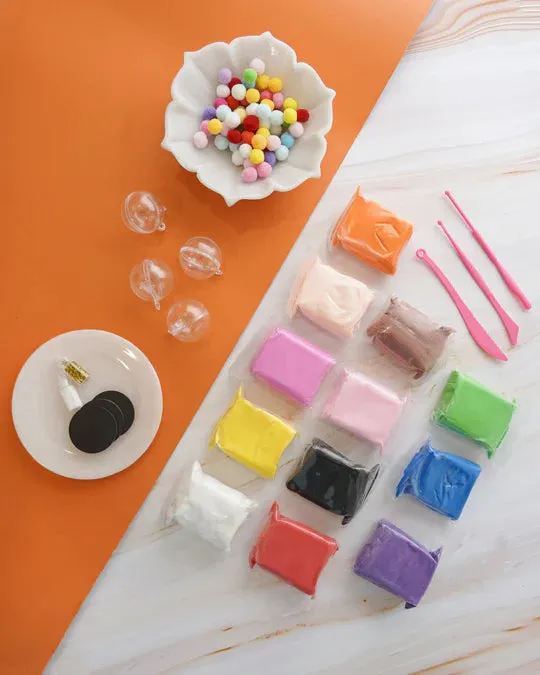 ilearnngrow DIY Fridge Clay Magnet - Multicolor