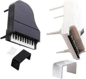 IMIKEYA Set of 2 Miniature Pianos for Mini House Realistic Mini Piano Model Pp Material