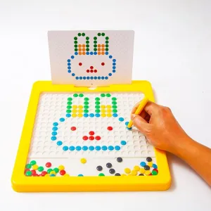 INNOCHEER Magnetic Doodle Board: Portable Drawing Toy with Stylus | Perfect Travel & Road Trip Activity for Boys & Girls