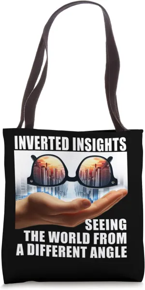 Inverted Insights Seeing World From A Different Angle Tote Bag