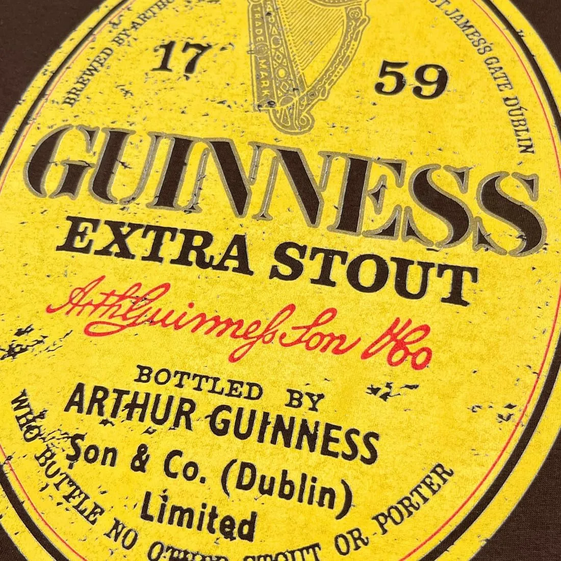 Irish Guiness T-Shirt for Men's Essentials, 100% Cotton