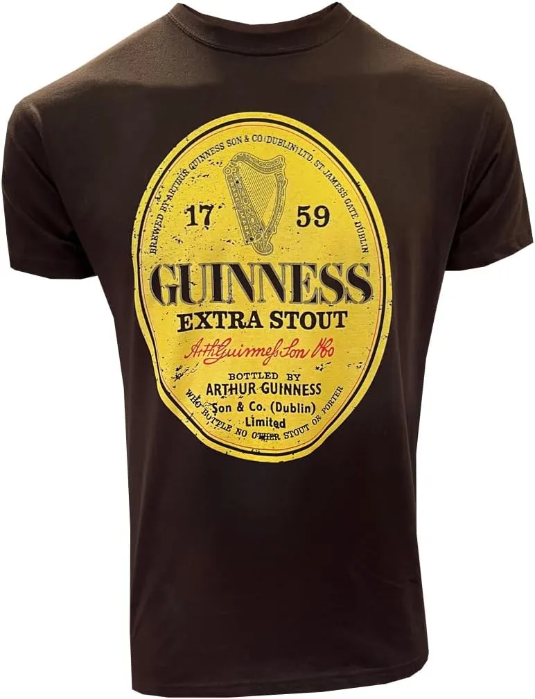 Irish Guiness T-Shirt for Men's Essentials, 100% Cotton