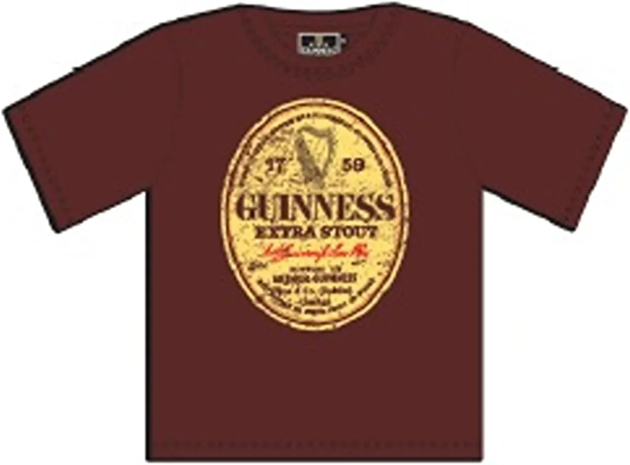 Irish Guiness T-Shirt for Men's Essentials, 100% Cotton