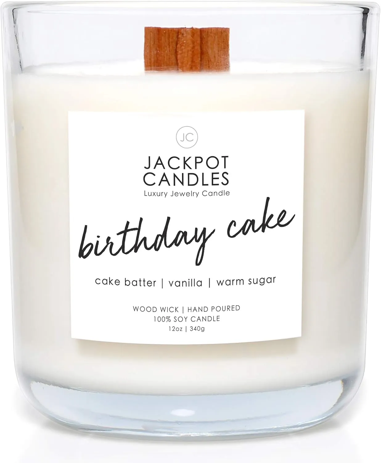 Jackpot Candles Birthday Cake Candle with Ring Inside (Surprise Jewelry Valued at $15 to $5,000) Ring Size 7