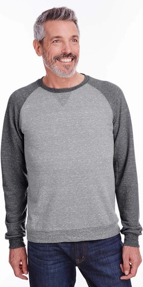 Jerzees - Snow Heather French Terry Crewneck Sweatshirt - 91MR