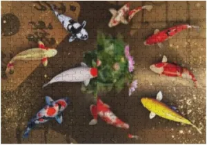 Jigsaw Puzzle 1000 Pieces Modern Fashion Luxury Decor Fish School Puzzles for Adults Teens and Kids Creative Gift Puzzles Funny Family Games Multiple Size