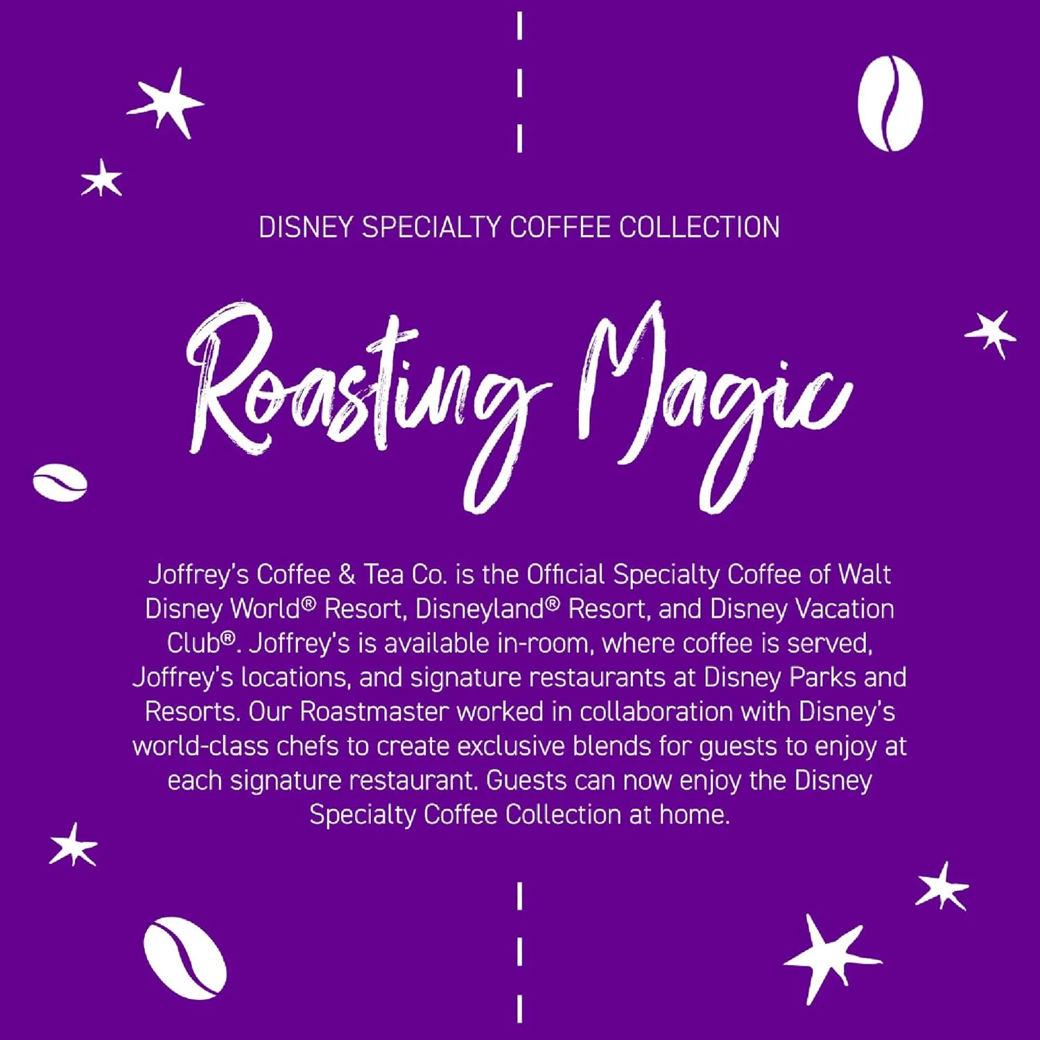 Joffrey's Sea Witch Brew - Disney Flavored Coffee, Notes of Caramelized Sugar, Dark Chocolate, Vanilla, Medium Roast, Brew or French Press (Ground, 11oz)