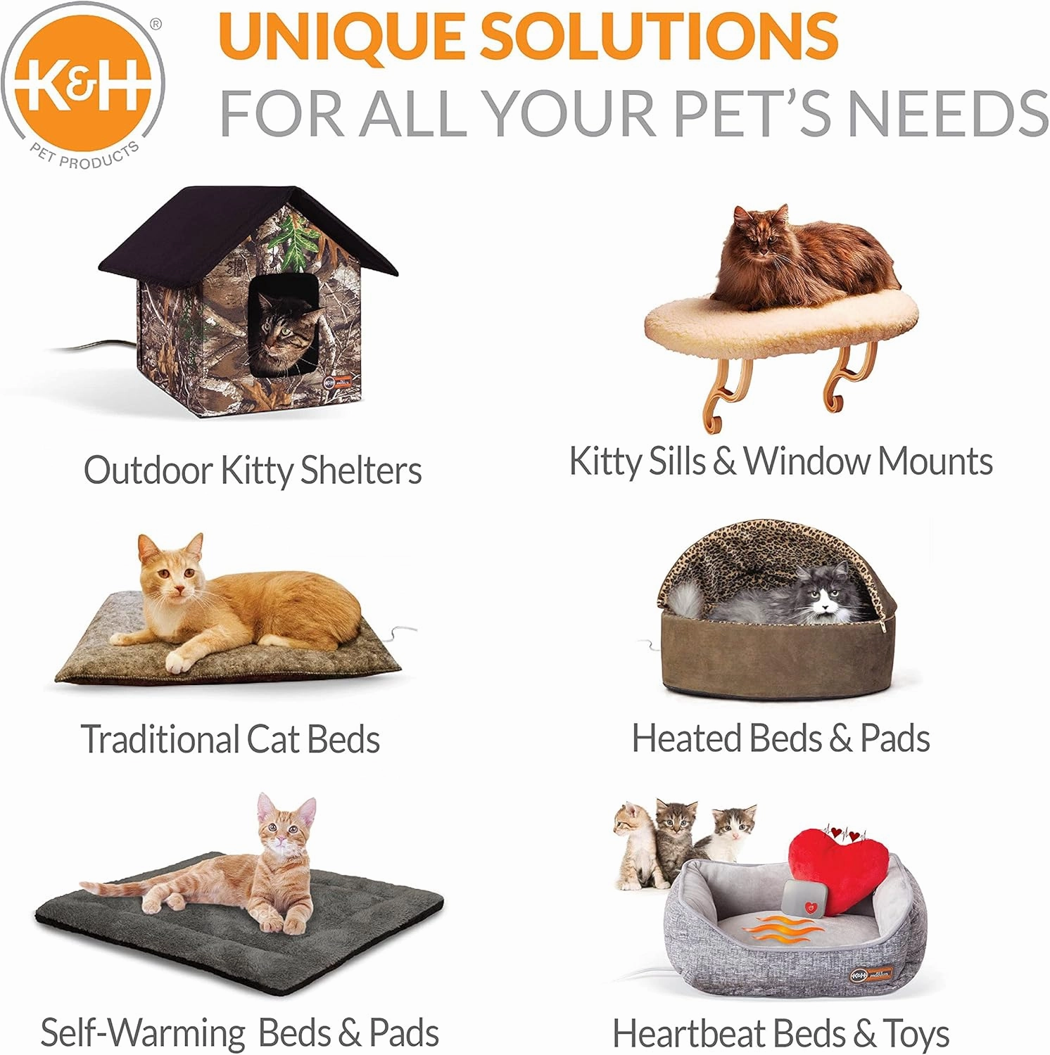 K&H Pet Products Amazin’ Kitty Pad Unheated Gray 15 X 20 Inches - 2 pack