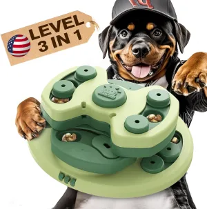 KADTC Dog Puzzle Toy for Small/Medium/Large Dogs Puppy Food/Treat Toys Level 3 in 1 Interactive Mental Stimulation Brain Games Boredom Busters Keep Them Busy Beginner Enrichment Puzzles Toys