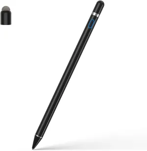 KECOW Active Stylus Compatible with iOS&Android Touch Screen, Digital Pen for iPad, Cellphone&Tablet, Stylus Pen for iPad, iPad Pro/Air/Mini, iPhone, Capacitive Pencil for Handwriting&Drawing, Black
