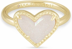 Kendra Scott Ari Heart Band Ring