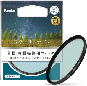 Kenko Starry Night Wide Angle Slim Ring 72mm Light Pollution Reduction Filter