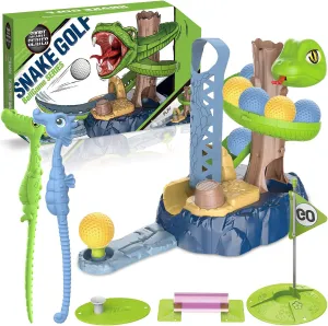 Kids Golf Set Toys for 3 4 5 Years Old, Toddler Golf Sets, Kid Golf Clubs, Outdoor Toys for Toddlers Age 3-5, Baby Golf Set, Gifts for 3 4 5 6 7 8 Year Old Boys Girls