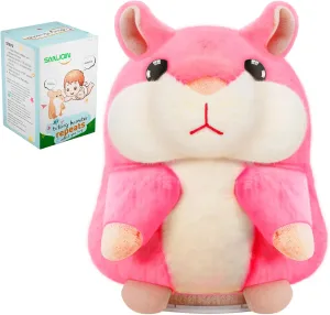 Kids Toddler Toys for Ages 2-4, Talking Hamster Repeats What You Say, Interactive Plush Repeating Toy for 2 3 4 5 6 8 Year Old Boy Girl Birthday Gift (Pink)