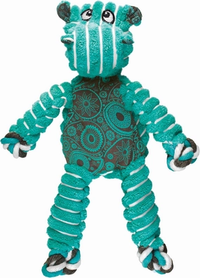 KONG Floppy Knots - Knotted Rope Dog Toy Entices Play - Tug Toy Satisfies Natural Instincts - Dog Supplies with Floppy Design & Minimal Stuffing - Hippo, for Medium/Large Dogs