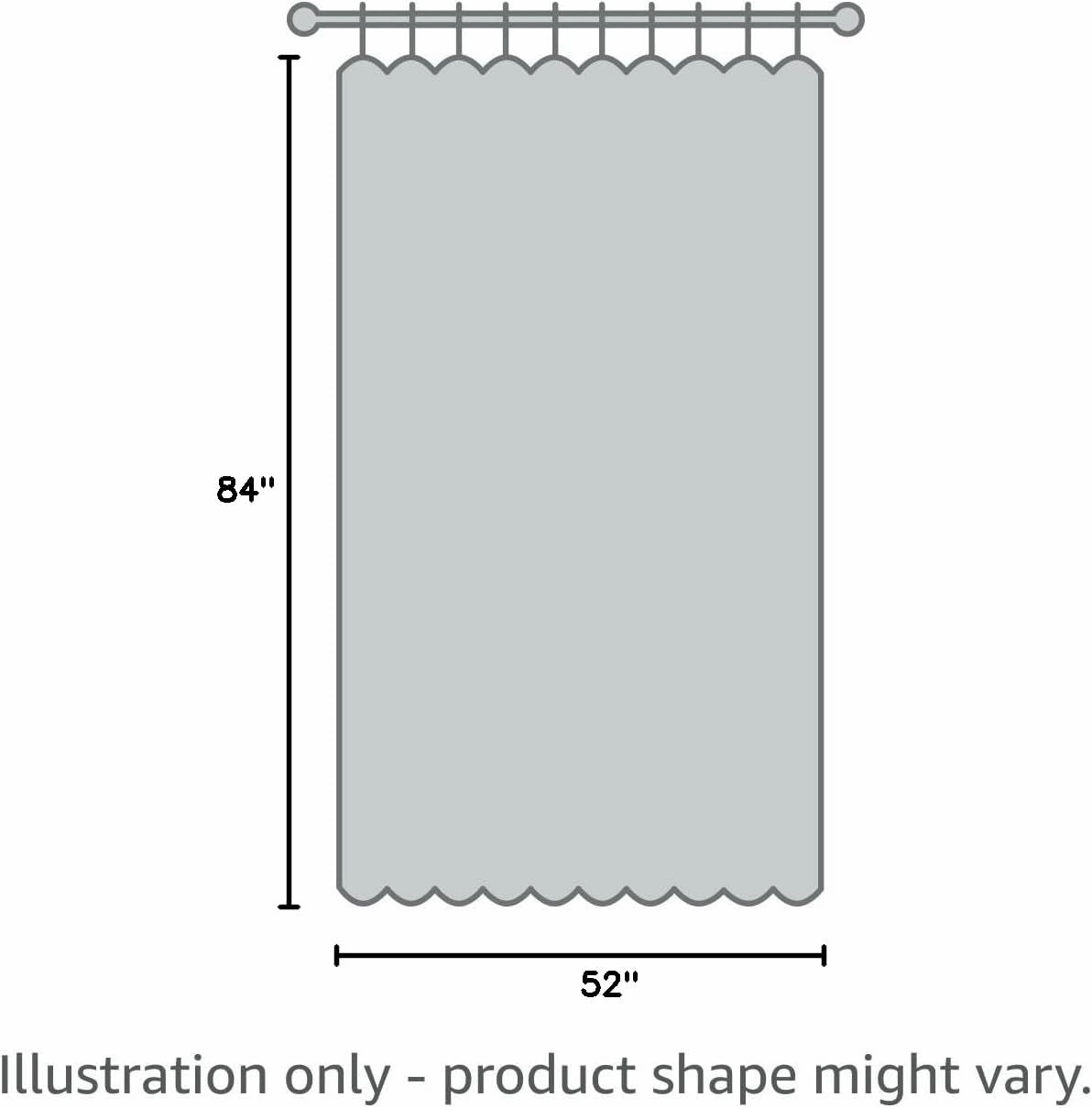 KOUFALL Light Grey Curtains 84 Inch Length for Living Room 2 Panels Set Bronze Grommet Light Filtering Semi Sheer Linen Curtain for Dining Room Bedroom 84 Inches Long,Dove Gray
