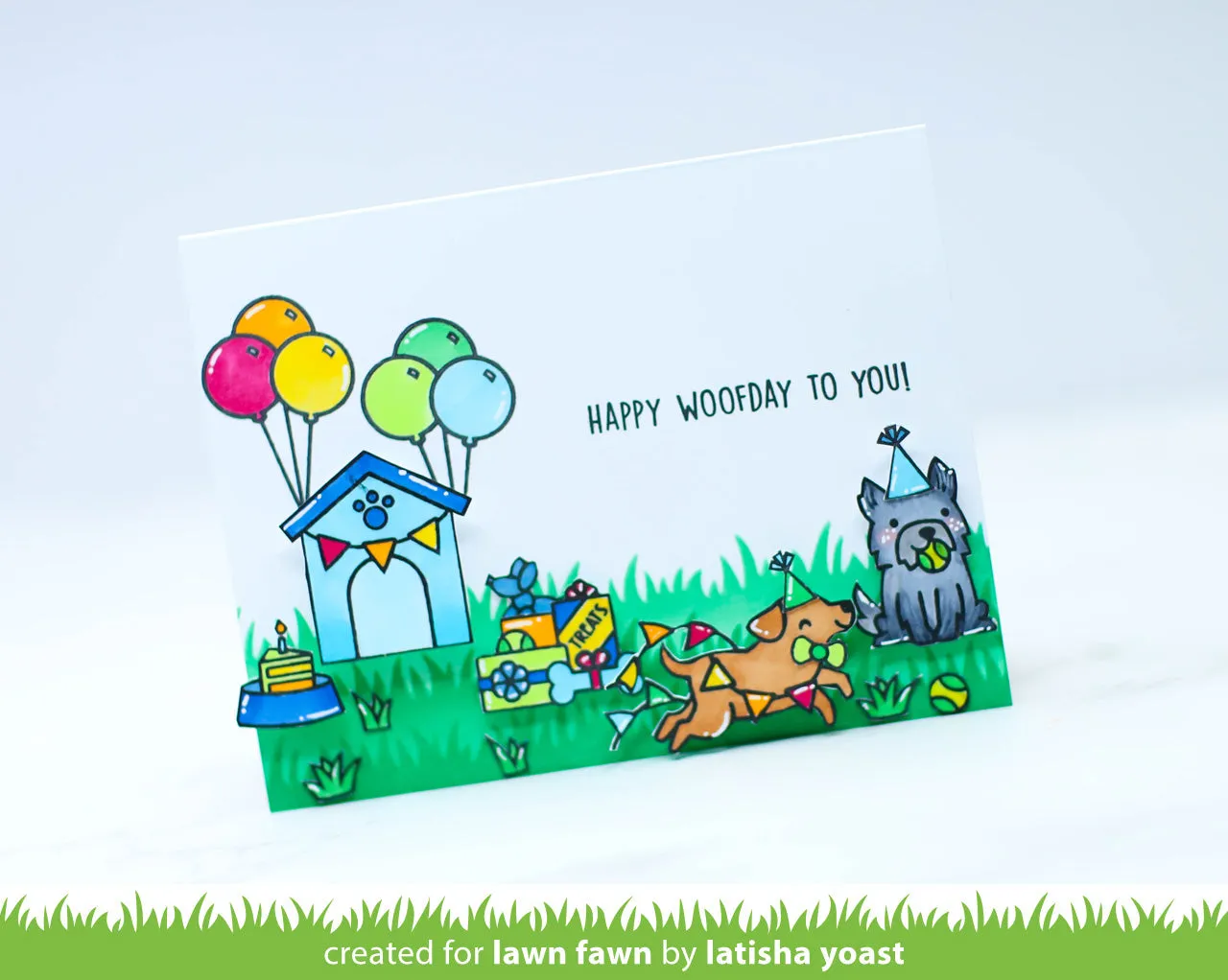 Lawn Fawn - Yappy Birthday Add-On