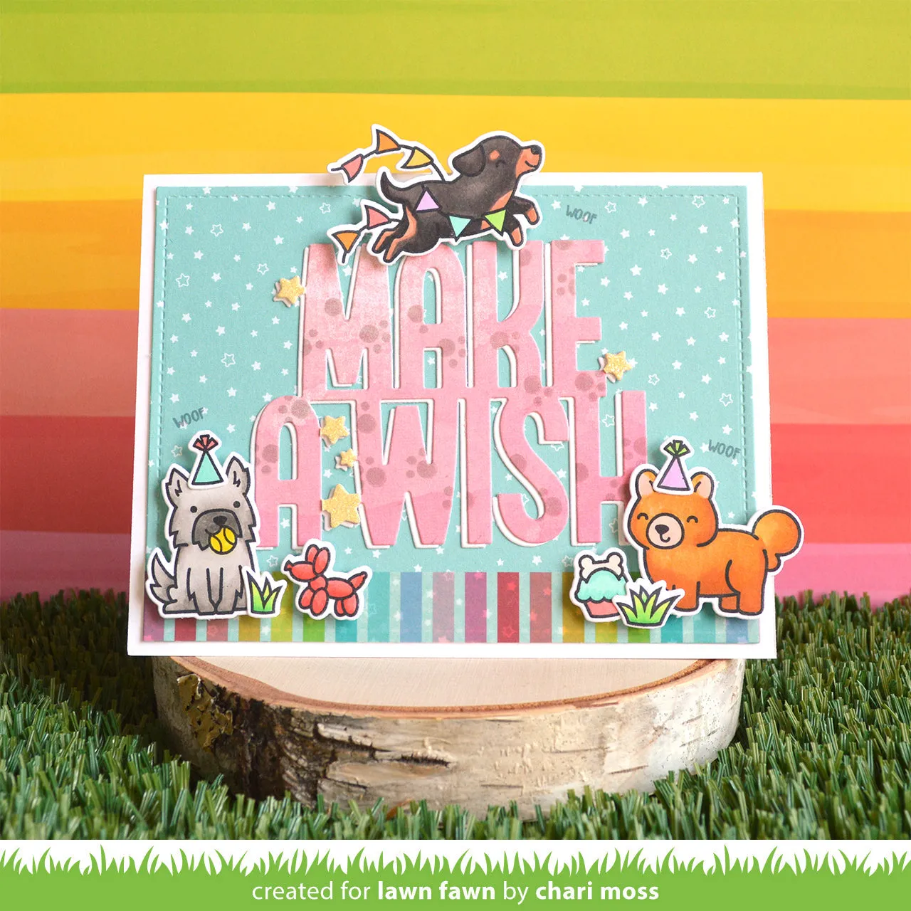 Lawn Fawn - Yappy Birthday Add-On