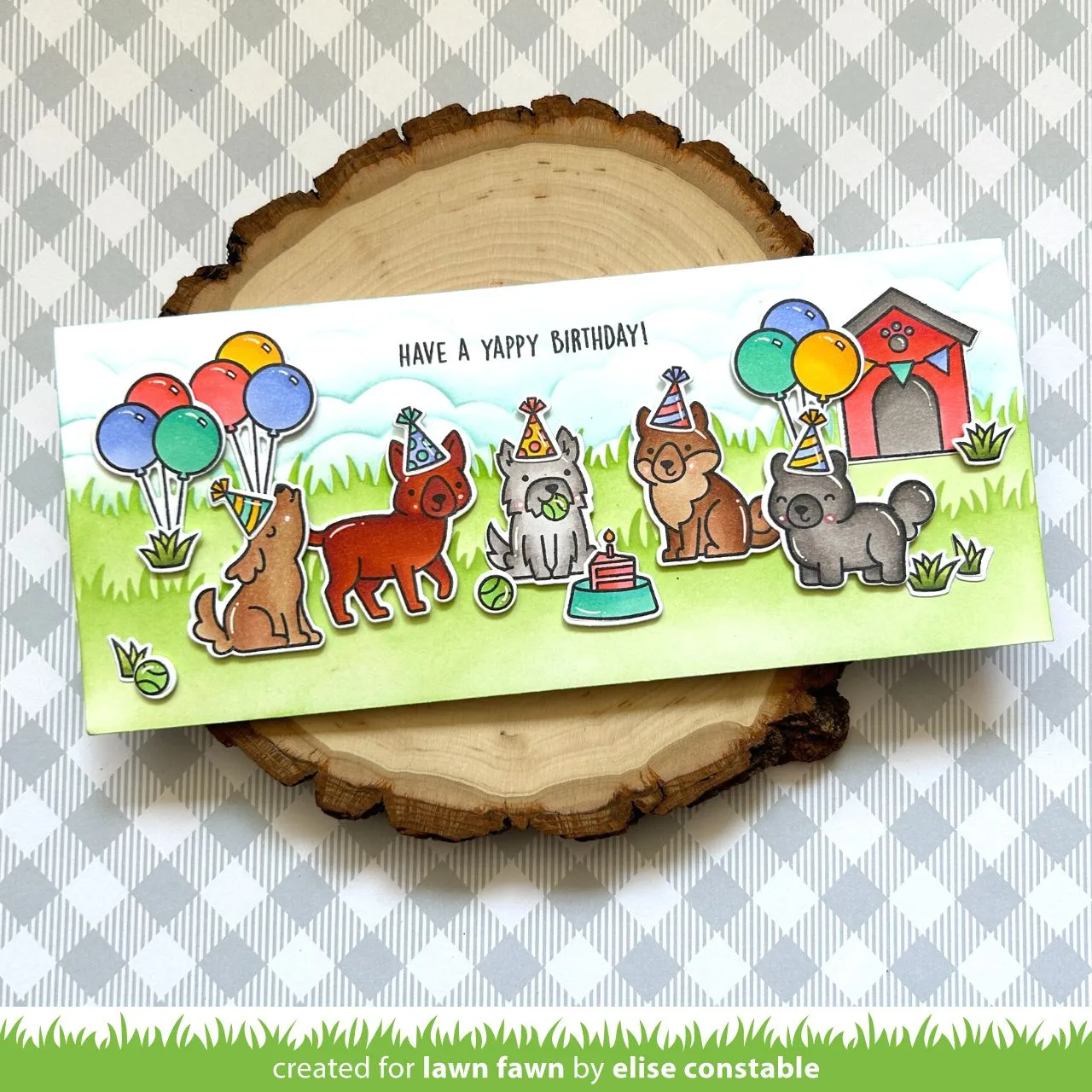 Lawn Fawn - Yappy Birthday Add-On
