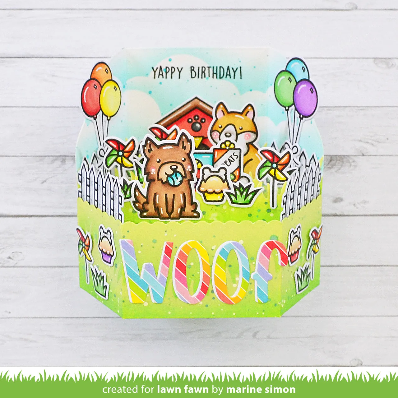 Lawn Fawn - Yappy Birthday Add-On