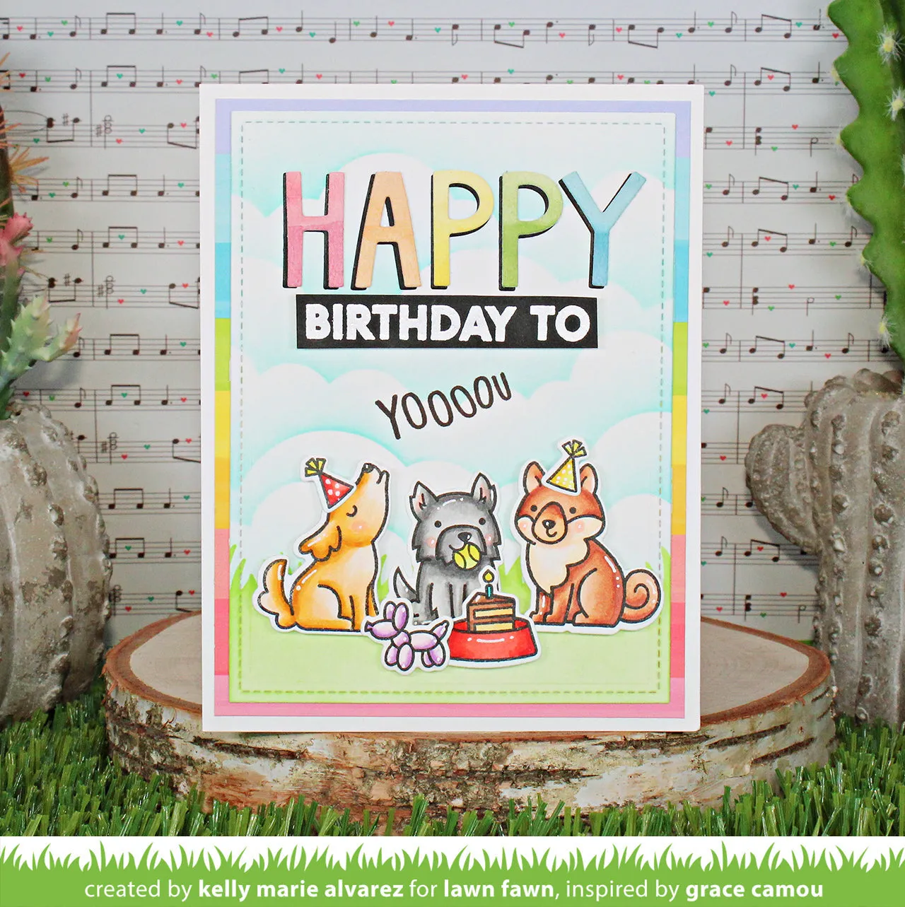 Lawn Fawn - Yappy Birthday Add-On