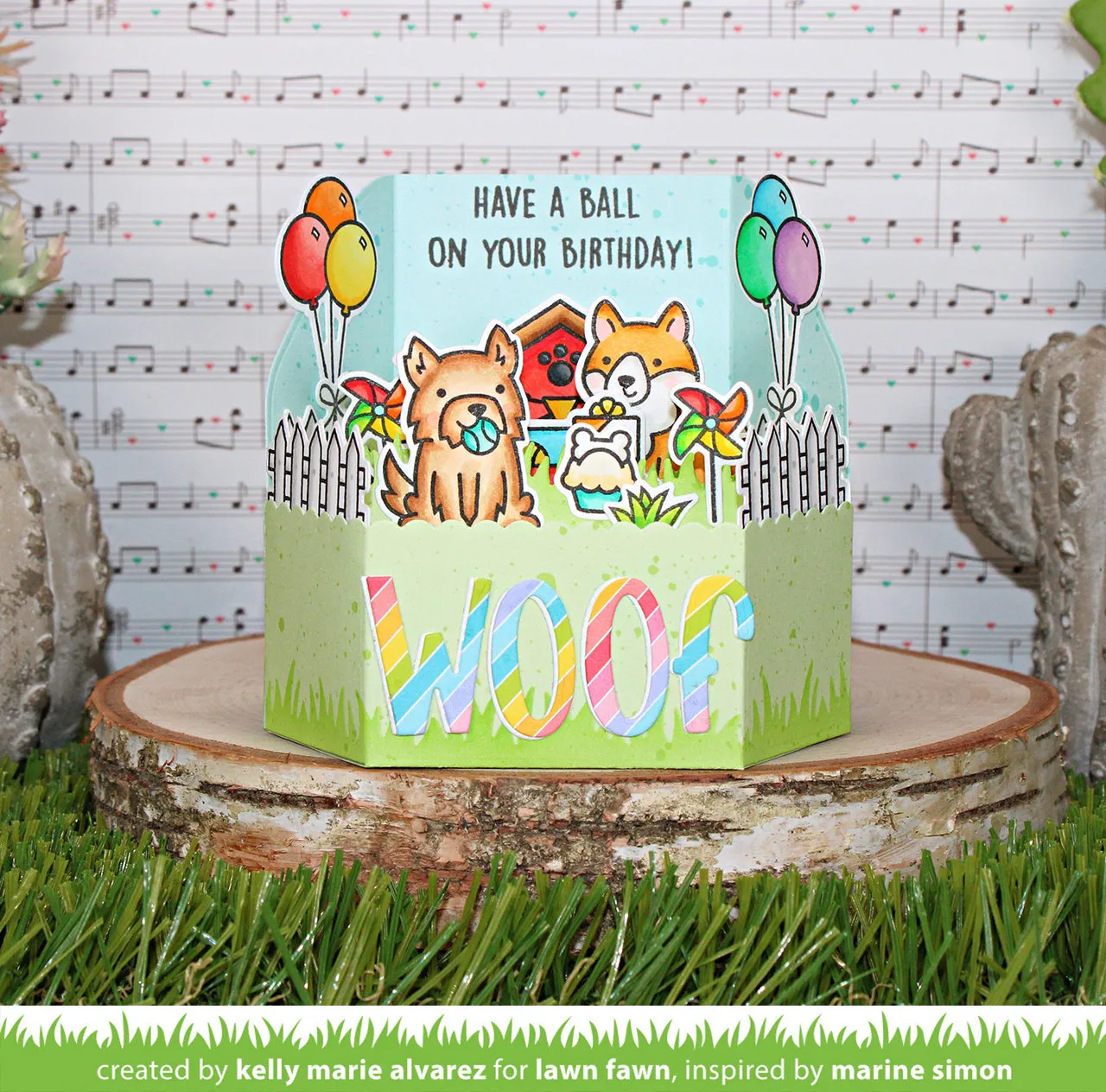 Lawn Fawn - Yappy Birthday Add-On