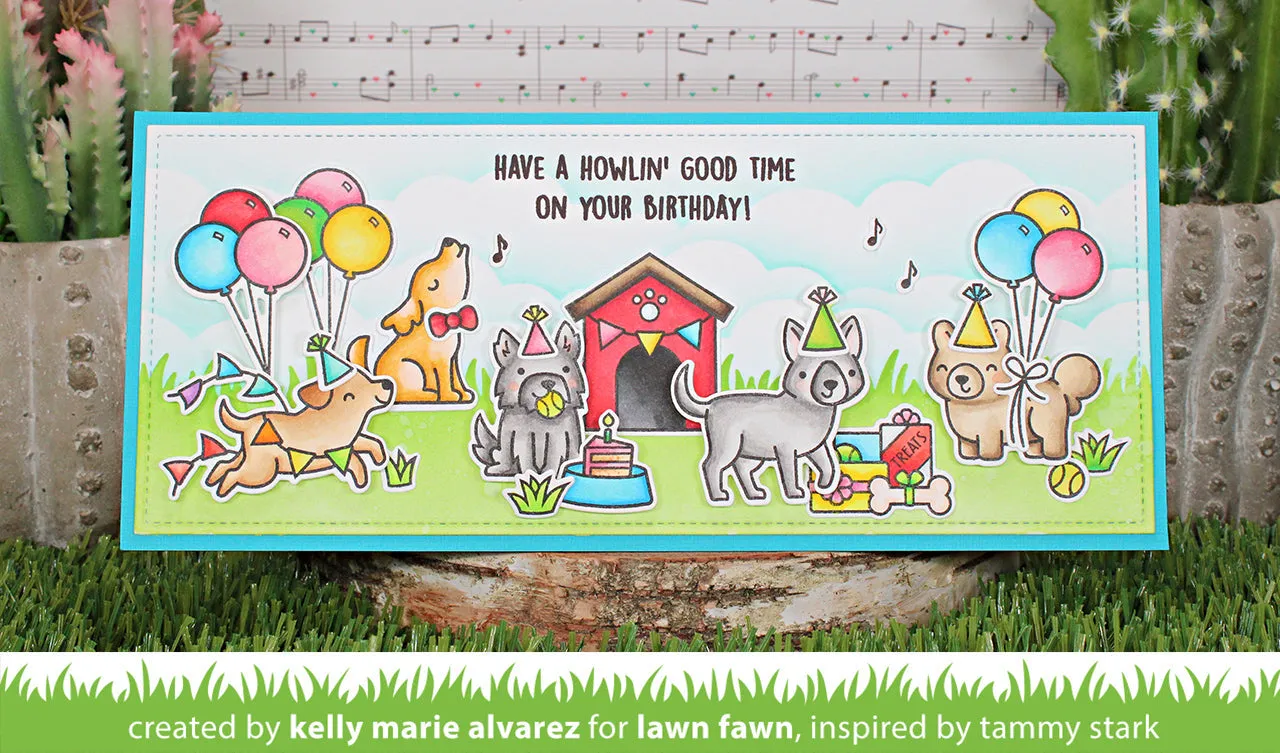 Lawn Fawn - Yappy Birthday Add-On